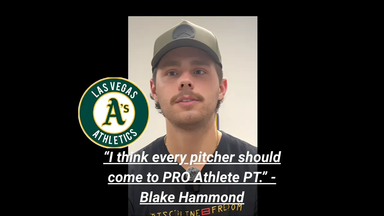 Professional baseball player praises PRO Athlete PT